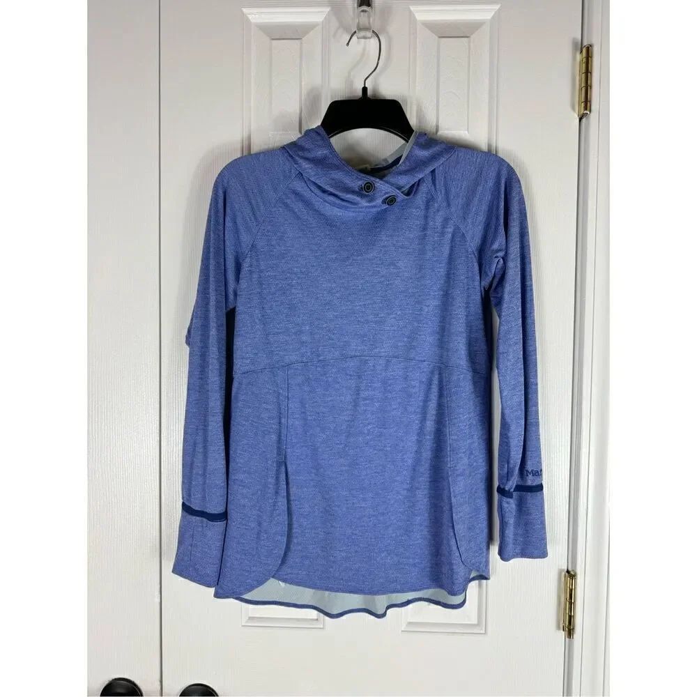 Marmot Womens Blue Pullover Size M 10/12